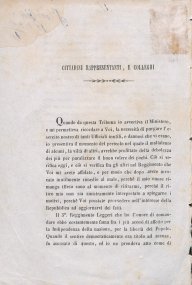 Cittadino presidente, Bologna 27 aprile 1849