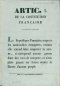 Artic. 5 de la Costitution française
