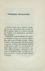Sulla allocuzione di Pio IX nel concistoro segreto del 20 aprile 1849 a Gaeta : parole di un credente