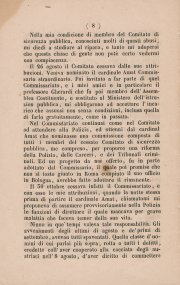 Sugli avvenimenti di Bologna nel maggio 1849