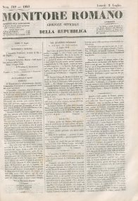 Monitore romano : giornale officiale